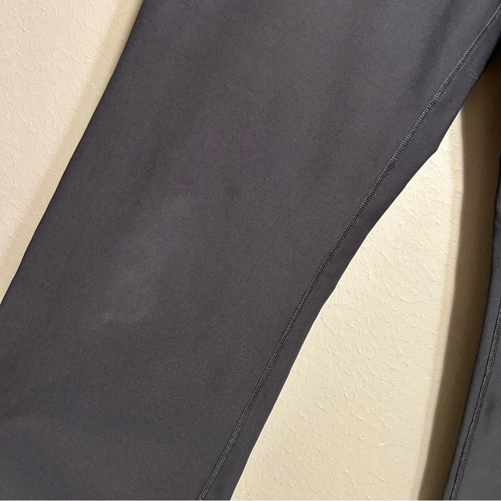 Nike Women Be Strong Dri-FIT Training Dark Gray Yoga Pants Wide Leg‎ Size L Tall